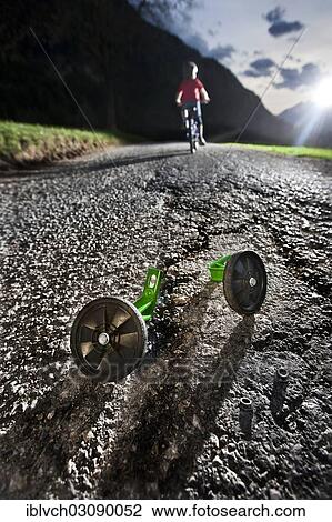 "Boy riding a bicycle for the first time without training wheels, Reith im Alpbachtal, Kufstein District, North Tirol, Tirol, Austria, Europe" View Large Photo Image Stock Image - "Boy riding a bicycle for the first time without training wheels, Reith im Alpbachtal, Kufstein District, North Tirol, Tirol, Austria, Europe". Fotosearch