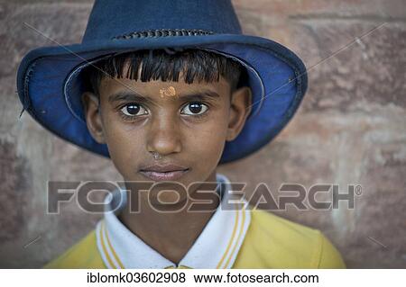 "Boy wearing a hat, portrait, Mehrangarh Fort, Jodhpur, Rajasthan, India, Asia" View Large Photo Image Stock Photo - "Boy wearing a hat, portrait, Mehrangarh Fort, Jodhpur, Rajasthan, India, Asia". Fotosearch