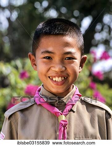 "Boy wearing a traditional school uniform, Chiang Rai Province, Northern Thailand, Thailand, Asia" View Large Photo Image Stock Photo - "Boy wearing a traditional school uniform, Chiang Rai Province, Northern Thailand, Thailand, Asia". Fotosearch