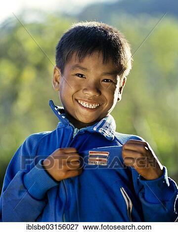 "Boy with a Thailand sticker on his training jacket, national pride" View Large Photo Image Stock Photo - "Boy with a Thailand sticker on his training jacket, national pride". Fotosearch