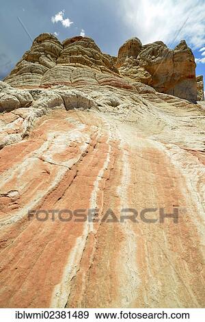 "Brain Rocks at White Pocket, eroded Navajo sandstone rocks with Liesegang bands or Liesegang rings, Pareah Paria Plateau, Vermillion Cliffs National Monument, Arizona, Utah, Southwestern USA, USA" View Large Photo Image Stock Photo - "Brain Rocks at White Pocket, eroded Navajo sandstone rocks with Liesegang bands or Liesegang rings, Pareah Paria Plateau, Vermillion Cliffs National Monument, Arizona, Utah, Southwestern USA, USA". Fotosearch
