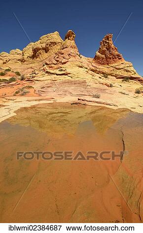 "Brain Rocks of the Coyote Buttes South, CBS, Cottonwood Teepees, eroded Navajo sandstone rocks with Liesegang Bands or Liesegang Rings, Pareah Paria Plateau, Vermilion Cliffs National Monument, Arizona, Utah, Southwestern USA, USA" View Large Photo Image Stock Photo - "Brain Rocks of the Coyote Buttes South, CBS, Cottonwood Teepees, eroded Navajo sandstone rocks with Liesegang Bands or Liesegang Rings, Pareah Paria Plateau, Vermilion Cliffs National Monument, Arizona, Utah, Southwestern USA, USA". Fotosearch