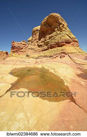 "Brain Rocks of the Coyote Buttes South, CBS, Cottonwood Teepees, eroded Navajo sandstone rocks with Liesegang Bands or Liesegang Rings, Pareah Paria Plateau, Vermilion Cliffs National Monument, Arizona, Utah, Southwestern USA, USA" View Large Photo Image Stock Photograph - "Brain Rocks of the Coyote Buttes South, CBS, Cottonwood Teepees, eroded Navajo sandstone rocks with Liesegang Bands or Liesegang Rings, Pareah Paria Plateau, Vermilion Cliffs National Monument, Arizona, Utah, Southwestern USA, USA". Fotosearch