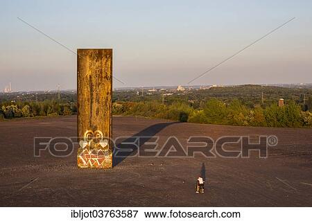 "Bramme fuer das Ruhrgebiet"""" or """"Slab for the Ruhr area"""", piece of art by Richard Serra on the Schurenbachhalde heap, Essen, North Rhine-Westphalia, Germany, Europe" View Large Photo Image Stock Photo - "Bramme fuer das Ruhrgebiet"""" or """"Slab for the Ruhr area"""", piece of art by Richard Serra on the Schurenbachhalde heap, Essen, North Rhine-Westphalia, Germany, Europe". Fotosearch