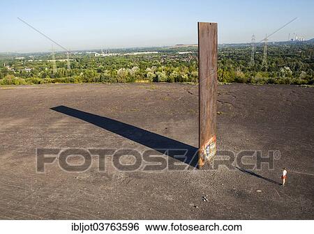 "Bramme fuer das Ruhrgebiet"""" or """"Slab for the Ruhr area"""", piece of art by Richard Serra on the Schurenbachhalde heap, Essen, North Rhine-Westphalia, Germany, Europe" View Large Photo Image Stock Photograph - "Bramme fuer das Ruhrgebiet"""" or """"Slab for the Ruhr area"""", piece of art by Richard Serra on the Schurenbachhalde heap, Essen, North Rhine-Westphalia, Germany, Europe". Fotosearch