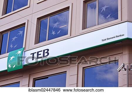 "Branch of the TEB, Tuerk Ekonomi Bankasi or Turkish Economy Bank, Istanbul, Turkey, Asia" View Large Photo Image Stock Photograph - "Branch of the TEB, Tuerk Ekonomi Bankasi or Turkish Economy Bank, Istanbul, Turkey, Asia". Fotosearch