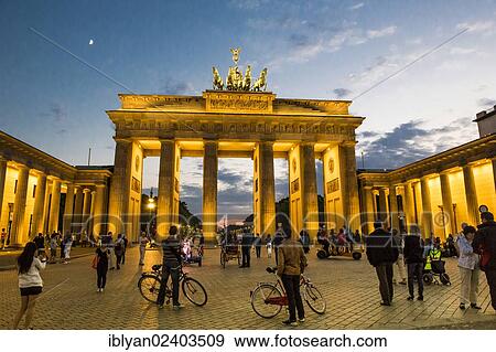 "Brandenburg Gate at Pariser Platz square in Berlin, Germany, Europe" View Large Photo Image Stock Photo - "Brandenburg Gate at Pariser Platz square in Berlin, Germany, Europe". Fotosearch