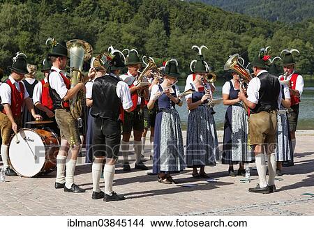 "Brass band, Alt-Schlierseer-Kirchtag festival, Schliersee, Upper Bavaria, Bavaria, Germany, Europe" View Large Photo Image Picture - "Brass band, Alt-Schlierseer-Kirchtag festival, Schliersee, Upper Bavaria, Bavaria, Germany, Europe". Fotosearch