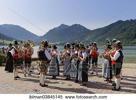 "Brass band, Alt-Schlierseer-Kirchtag festival, Schliersee, Upper Bavaria, Bavaria, Germany, Europe" View Large Photo Image Stock Photography - "Brass band, Alt-Schlierseer-Kirchtag festival, Schliersee, Upper Bavaria, Bavaria, Germany, Europe". Fotosearch