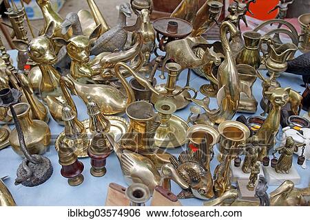 "Brass bric-a-brac, flea market on Dijver Canal, Bruges, West Flanders, Flemish Region, Belgium, Europe" View Large Photo Image Stock Photograph - "Brass bric-a-brac, flea market on Dijver Canal, Bruges, West Flanders, Flemish Region, Belgium, Europe". Fotosearch