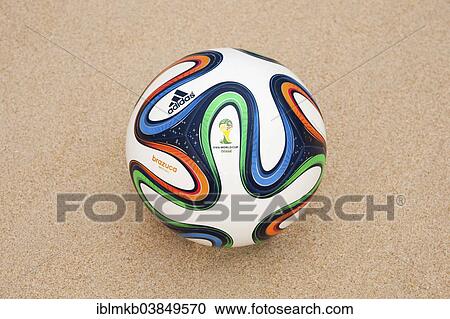 "Brazuca, official match ball of the 2014 FIFA World Cup, replica, on sand" View Large Photo Image Stock Image - "Brazuca, official match ball of the 2014 FIFA World Cup, replica, on sand". Fotosearch