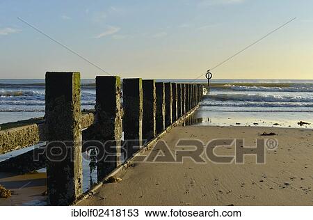 Breakwaters on the beach, Aberdeen, Scotland, United Kingdom, Europe View Large Photo Image Stock Image - Breakwaters on the beach, Aberdeen, Scotland, United Kingdom, Europe. Fotosearch