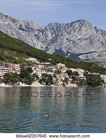 "Brela, Makarska Riviera, Adriatic Coast, Dalmatia, Croatia, Europe" View Large Photo Image Stock Photography - "Brela, Makarska Riviera, Adriatic Coast, Dalmatia, Croatia, Europe". Fotosearch