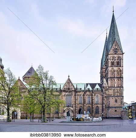 "Bremen Cathedral of St. Petri, Bremen, Germany, Europe" View Large Photo Image Stock Image - "Bremen Cathedral of St. Petri, Bremen, Germany, Europe". Fotosearch