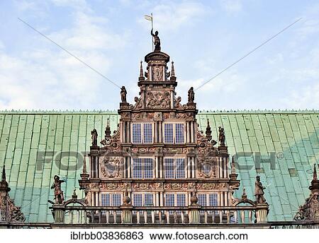 "Bremen City Hall, Weser Renaissance, UNESCO World Cultural Heritage Site, Bremen, Germany, Europe" View Large Photo Image Stock Image - "Bremen City Hall, Weser Renaissance, UNESCO World Cultural Heritage Site, Bremen, Germany, Europe". Fotosearch