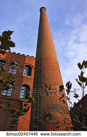 "Brick chimney from the former brewery of Sudhaus beside the Kunsthalle Wuerth art gallery, built in 1903, Lange Strasse 35-1, Schwaebisch Hall, Baden-Wuerttemberg, Germany, Europe, PublicGround, Europe" View Large Photo Image Stock Photograph - "Brick chimney from the former brewery of Sudhaus beside the Kunsthalle Wuerth art gallery, built in 1903, Lange Strasse 35-1, Schwaebisch Hall, Baden-Wuerttemberg, Germany, Europe, PublicGround, Europe". Fotosearch