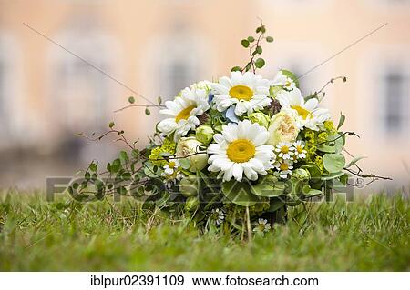 Bridal bouquet with daisies View Large Photo Image Stock Photo - Bridal bouquet with daisies. Fotosearch