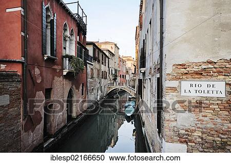 "Bridge and houses on the canal Rio de la Toletta, Dorsoduro quarter, Venice, UNESCO World Heritage Site, Veneto, Italy, Europe" View Large Photo Image Stock Image - "Bridge and houses on the canal Rio de la Toletta, Dorsoduro quarter, Venice, UNESCO World Heritage Site, Veneto, Italy, Europe". Fotosearch