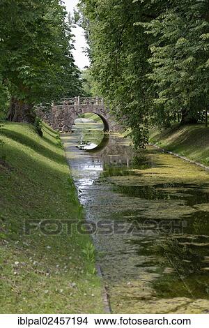 "Bridge, canal, park, Rundale Palace, Rundale, Latvia, Baltic States, Europe" View Large Photo Image Picture - "Bridge, canal, park, Rundale Palace, Rundale, Latvia, Baltic States, Europe". Fotosearch