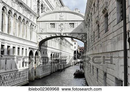 Stock Photo - "Bridge of Sighs, Ponte dei Spospiri, Venice, Italy, Europe". Fotosearch