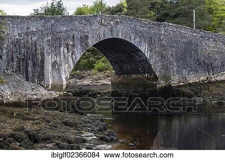 Picture - "Bridge over the Lackagh river, Atlantic Drive, Letterkenny, County Donegal, Republic of Ireland". Fotosearch