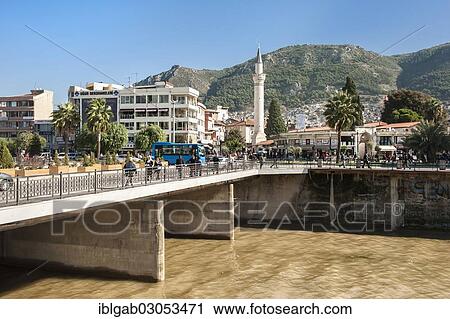 "Bridge over the Orontes river, Antakya, Hatay Province, Turkey, Asia" View Large Photo Image Stock Image - "Bridge over the Orontes river, Antakya, Hatay Province, Turkey, Asia". Fotosearch