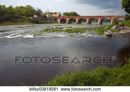 "Bridge, Venta River, Kuldiga, Latvia, Baltic States, Europe" View Large Photo Image Stock Image - "Bridge, Venta River, Kuldiga, Latvia, Baltic States, Europe". Fotosearch