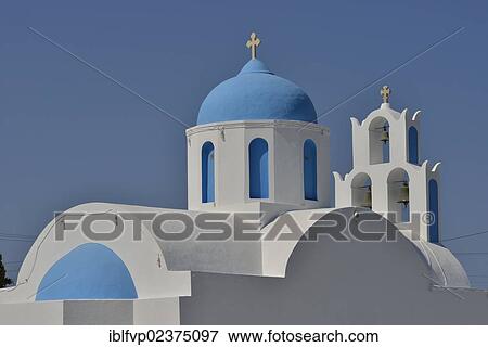 "Bright blue dome of a church, near Akrotiri, Santorini, Cyclades, Greek island, Greece, Europe" View Large Photo Image Stock Photo - "Bright blue dome of a church, near Akrotiri, Santorini, Cyclades, Greek island, Greece, Europe". Fotosearch