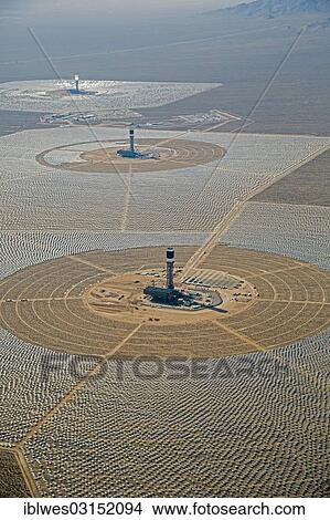 "Brightsource Ivanpah Solar Electric Generating System, a solar thermal electric generating facility, Mojave Desert, San Bernardino County, California, United States, North America" View Large Photo Image Picture - "Brightsource Ivanpah Solar Electric Generating System, a solar thermal electric generating facility, Mojave Desert, San Bernardino County, California, United States, North America". Fotosearch