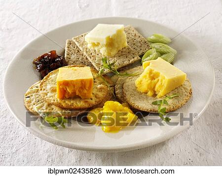 "British cheese, Cheddar, Double Gloucester and Red Leicester on crackers" View Large Photo Image Stock Photograph - "British cheese, Cheddar, Double Gloucester and Red Leicester on crackers". Fotosearch