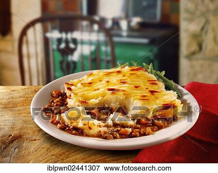 "Britsh food, Cottage pie meal" View Large Photo Image Stock Photo - "Britsh food, Cottage pie meal". Fotosearch
