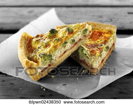Broccoli quiche View Large Photo Image Stock Image - Broccoli quiche. Fotosearch