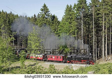 "Brocken Railway, near Drei Annen Hohne, Harz, Lower Saxony, Germany, Europe" View Large Photo Image Stock Image - "Brocken Railway, near Drei Annen Hohne, Harz, Lower Saxony, Germany, Europe". Fotosearch