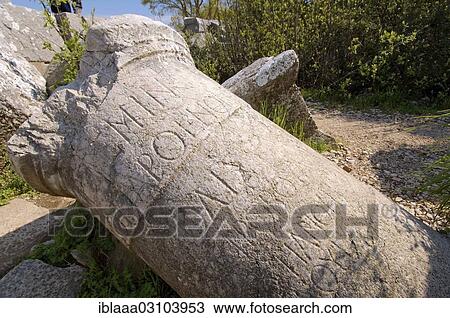 "Broken column, antique city of Termessos, near Antalya, Taurus Mountains, Antalya Province, Mediterranean Region, Turkey, Asia" View Large Photo Image Stock Image - "Broken column, antique city of Termessos, near Antalya, Taurus Mountains, Antalya Province, Mediterranean Region, Turkey, Asia". Fotosearch