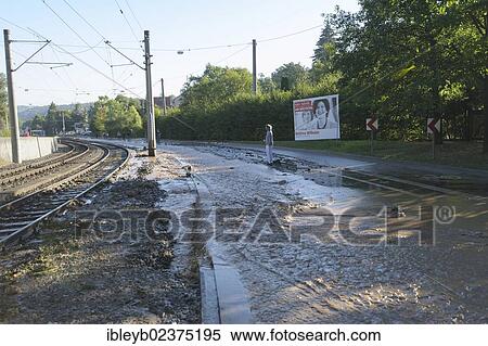 "Broken water mains in the area of Kaltentaler Abfahrt, several houses were bared by water and people trapped in buildings, Kaltental-Stuttgart, Baden-Wuerttemberg, Germany, Europe" View Large Photo Image Stock Photography - "Broken water mains in the area of Kaltentaler Abfahrt, several houses were bared by water and people trapped in buildings, Kaltental-Stuttgart, Baden-Wuerttemberg, Germany, Europe". Fotosearch