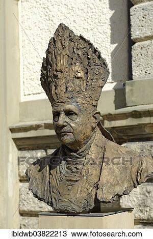 "Bronze bust of Pope Benedict XVI, by J. Brunner, 2007, Traunstein, Upper Bavaria, Bavaria, Germany, Europe" View Large Photo Image Stock Image - "Bronze bust of Pope Benedict XVI, by J. Brunner, 2007, Traunstein, Upper Bavaria, Bavaria, Germany, Europe". Fotosearch