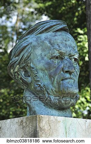 "Bronze bust of the composer Richard Wagner, Arno Brecker, Festival meadow, Bayreuth, Bavaria, Germany, Europe" View Large Photo Image Stock Photograph - "Bronze bust of the composer Richard Wagner, Arno Brecker, Festival meadow, Bayreuth, Bavaria, Germany, Europe". Fotosearch
