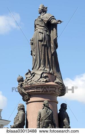"Bronze monument to Catherine the Great, empress of Russia, Odessa, Odessa Oblast, Ukraine, Europe" View Large Photo Image Stock Photo - "Bronze monument to Catherine the Great, empress of Russia, Odessa, Odessa Oblast, Ukraine, Europe". Fotosearch