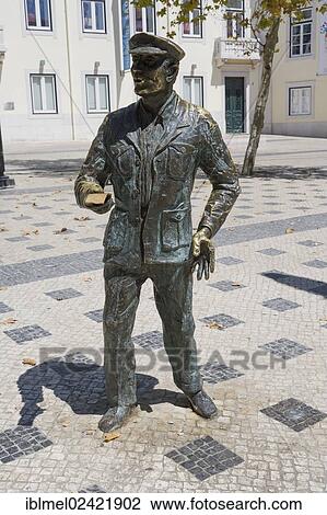 Bronze statue of a lottery vendor, Largo Trindade Coelho, Lisboa, Lisbon, Portugal, Europe View Large Photo Image Stock Image - Bronze statue of a lottery vendor, Largo Trindade Coelho, Lisboa, Lisbon, Portugal, Europe. Fotosearch