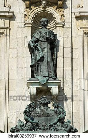 "Bronze statue of King Maximilian II of Bavaria, Bavarian National Museum, Bayerisches Nationalmuseum, Prinzregentenstrasse, Munich, Upper Bavaria, Bavaria, Germany, Europe" View Large Photo Image Stock Photo - "Bronze statue of King Maximilian II of Bavaria, Bavarian National Museum, Bayerisches Nationalmuseum, Prinzregentenstrasse, Munich, Upper Bavaria, Bavaria, Germany, Europe". Fotosearch