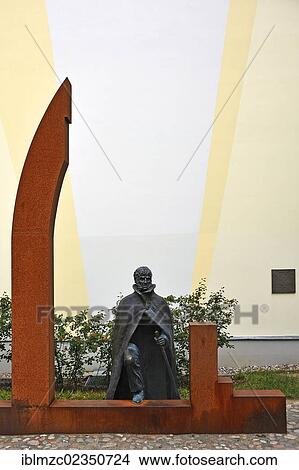 "Bronze statue of the painter Caspar David Friedrich by sculptor Claus Goertz, inaugurated in 2010, Lappstrasse street, Greifswald, Mecklenburg-Western Pomerania, Germany, Europe" View Large Photo Image Picture - "Bronze statue of the painter Caspar David Friedrich by sculptor Claus Goertz, inaugurated in 2010, Lappstrasse street, Greifswald, Mecklenburg-Western Pomerania, Germany, Europe". Fotosearch