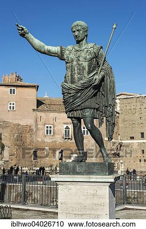 "Bronze statue of the Roman Emperor Augustus, Via dei Fori Imperiali, Rione I Monti, Rome, Lazio, Italy, Europe" View Large Photo Image Stock Image - "Bronze statue of the Roman Emperor Augustus, Via dei Fori Imperiali, Rione I Monti, Rome, Lazio, Italy, Europe". Fotosearch