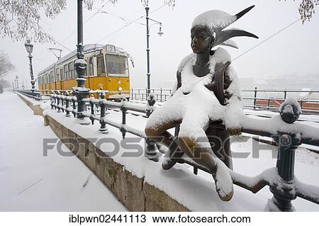 "Bronze statue on the Danube Bank in the snow, Kiskiralylany, Budapest, Hungary, Europe" View Large Photo Image Stock Image - "Bronze statue on the Danube Bank in the snow, Kiskiralylany, Budapest, Hungary, Europe". Fotosearch