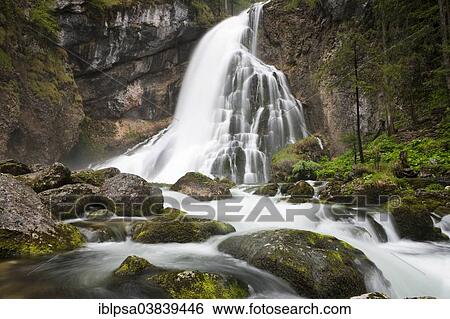 "Brook with moss-covered stones, Golling Waterfall, Salzburg, AustriaSteinen" View Large Photo Image Stock Photograph - "Brook with moss-covered stones, Golling Waterfall, Salzburg, AustriaSteinen". Fotosearch