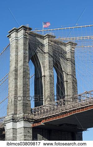 "Brooklyn Bridge, Manhattan, New York City, New York, USA" View Large Photo Image Stock Photo - "Brooklyn Bridge, Manhattan, New York City, New York, USA". Fotosearch