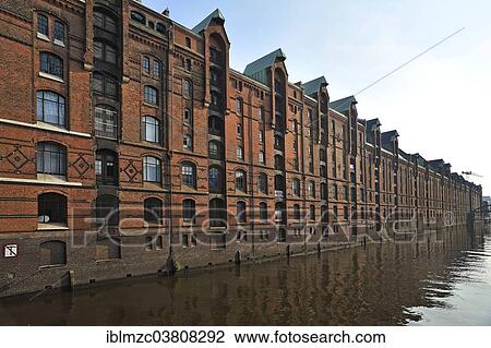 "Brooksfleet canal, Speicherstadt warehouse district, Hamburg, Germany, Europe" View Large Photo Image Stock Image - "Brooksfleet canal, Speicherstadt warehouse district, Hamburg, Germany, Europe". Fotosearch