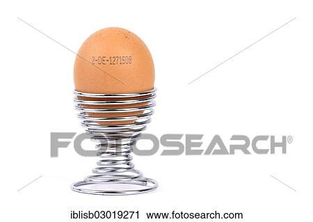 "Brown egg with the producer code in egg cup, Germany, Europe" View Large Photo Image Stock Image - "Brown egg with the producer code in egg cup, Germany, Europe". Fotosearch