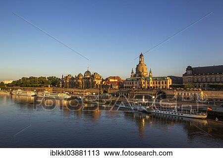 "Bruhl's Terrace, Church of Our Lady, Elbe River, Dresden, Saxony, Germany, Europe" View Large Photo Image Stock Image - "Bruhl's Terrace, Church of Our Lady, Elbe River, Dresden, Saxony, Germany, Europe". Fotosearch