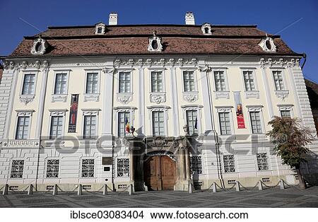 "Brukenthal Palace, Sibiu oder Hermannstadt, Siebenburgen, Romania, Europe" View Large Photo Image Picture - "Brukenthal Palace, Sibiu oder Hermannstadt, Siebenburgen, Romania, Europe". Fotosearch