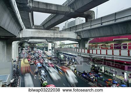 "BTS Skytrain, Siam Square, Bangkok, Thailand, Asia" View Large Photo Image Stock Photo - "BTS Skytrain, Siam Square, Bangkok, Thailand, Asia". Fotosearch
